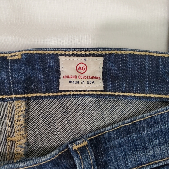 AG Adriano Goldschmied Stilt Crop Cigarette Jeans Size 25 Inseam 25" Made in USA - Picture 6 of 13